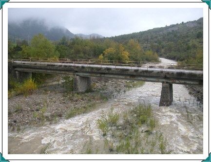 Idice tributary at s benedetto