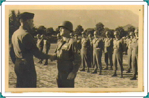 Roy Jones Receiving Bronze Star